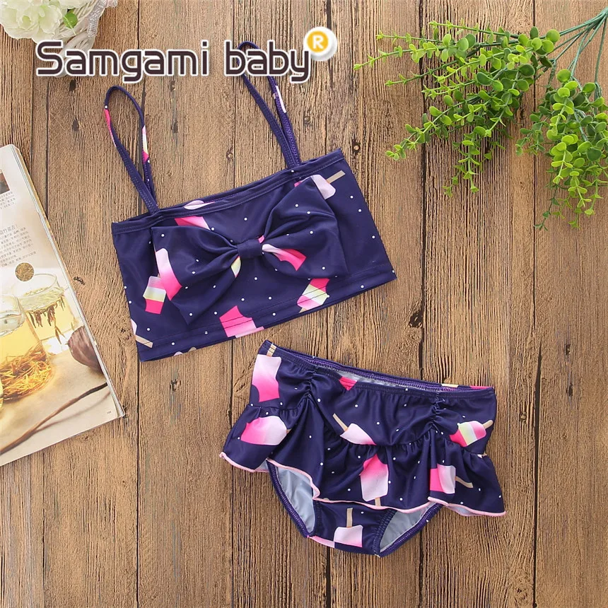 Комплект одежды SAMGAMI BABY Mommy and Me купальники для девочек одежда родителей и детей