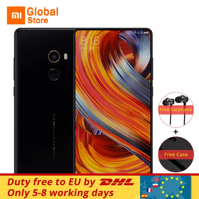 Глобальная версия Xiaomi mi x 2 x2 Snapdragon 835 Octa Core 6 ГБ Оперативная память 64 Встроенная