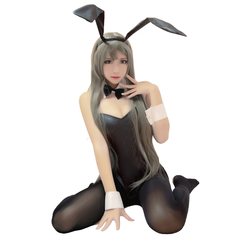 Аниме! Seishun Buta Yarou wa Bunny Girl Senpai no Yume wo Minai Sakurajima Mai сексуальный милый костюм для