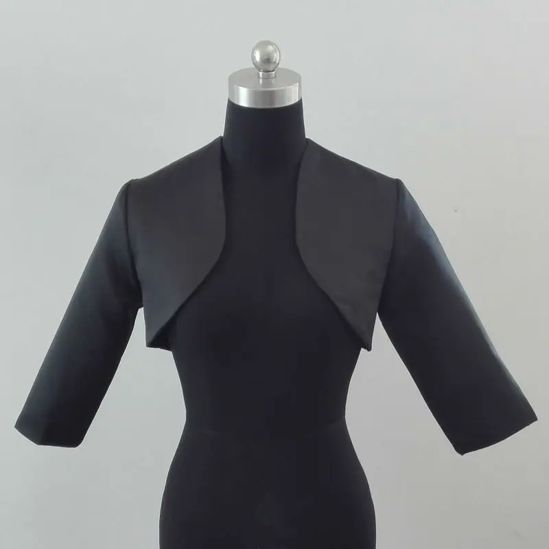 Женская атласная шаль с рукавом 3/4 цвет слоновой кости|bolero wedding jacket|bridal shrugbolero |