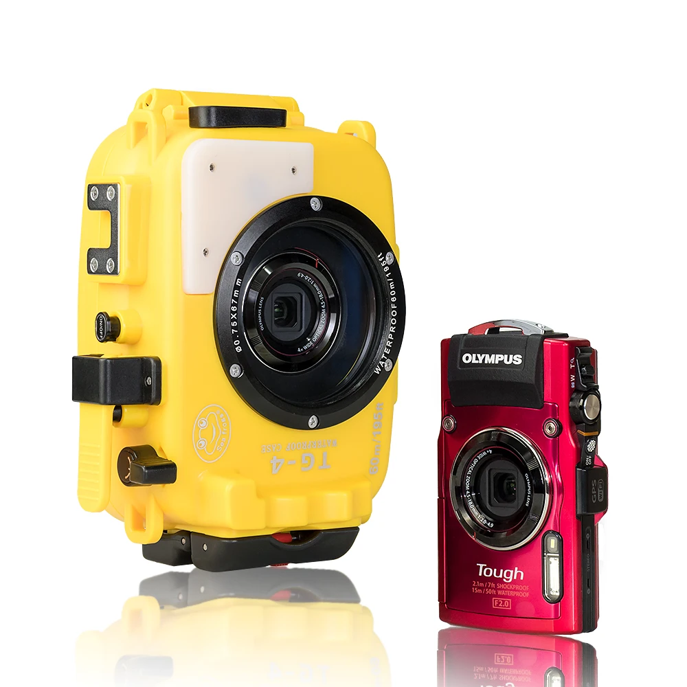 Чехол для камеры Olympus TG4 60M/195ft водонепроницаемый чехол с двумя волоконно