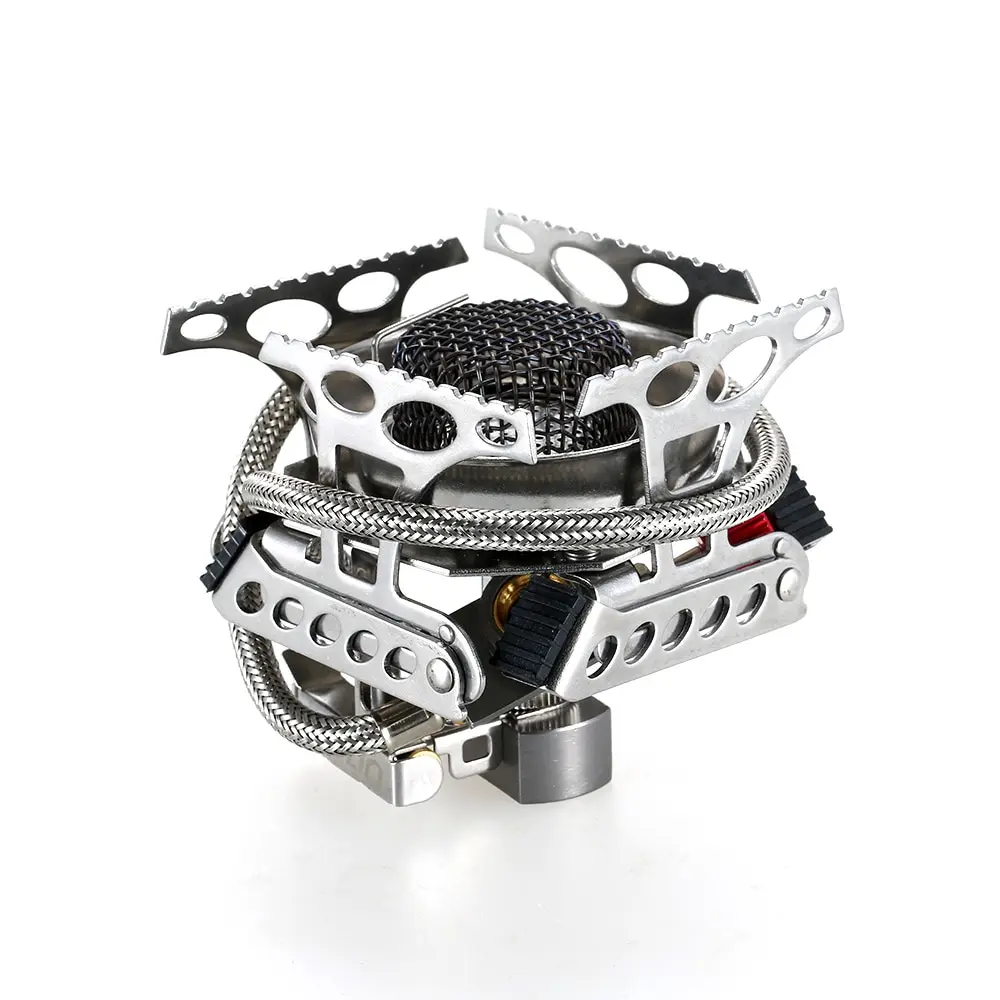 Сверхлегкая газовая плита для приготовления пищи походная из нержавеющей стали