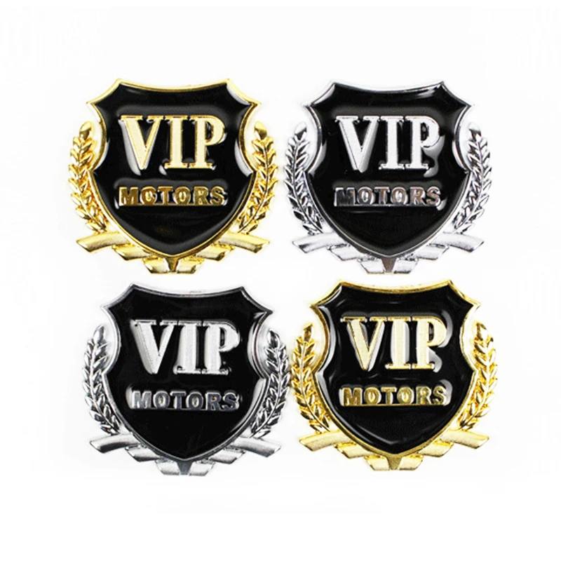 Car-Styling VIP Car Metal Stickers For BMW Audi Opel KIA Hyundai Peugeot Ford Nissan Mazda Chevrolet Benz Accessories | Автомобили и
