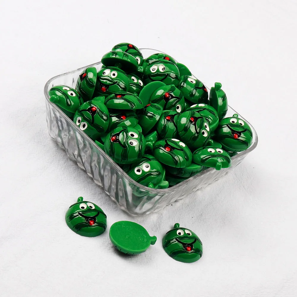 watermelon IBOWS плоская задняя сторона фрукты смолы арбуз ананас милые смолы DIY ювелирные изделия ожерелье аксессуары для волос Смола Кабошоны украшения - Цвет: watermelon