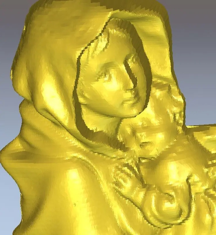 3d модель рельеф для ЧПУ в формате STL Madonna_1|3d model relief|3d relief modelfor cnc |