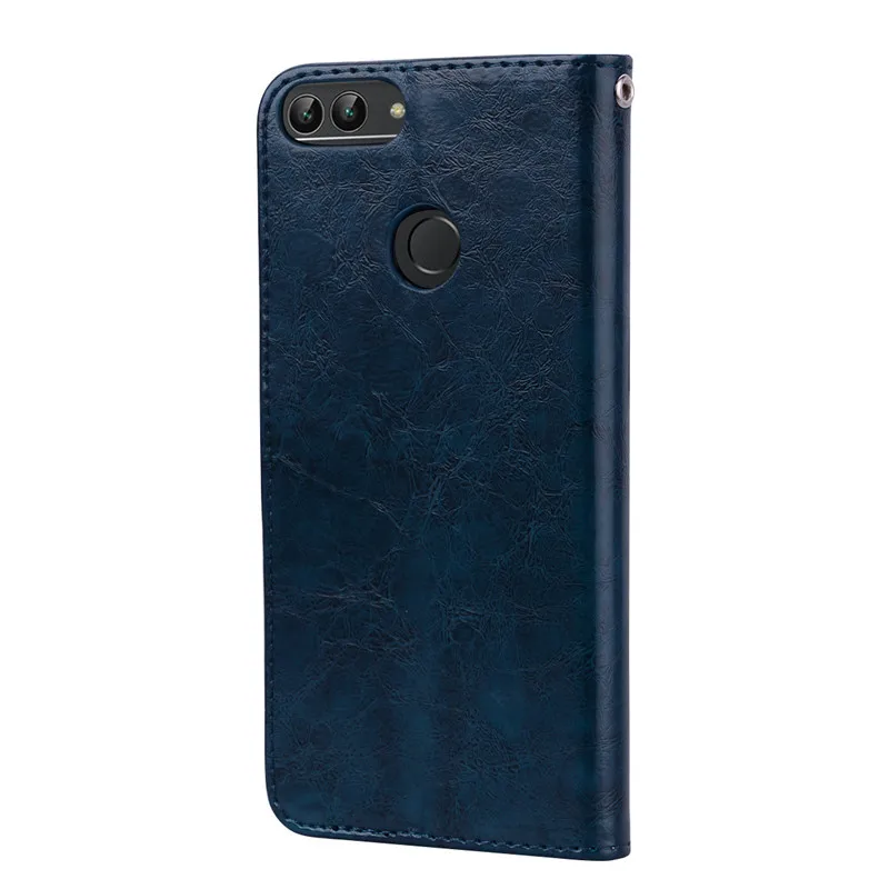 Кожаный чехол-бумажник для huawei P Smart FIG-LX1 L21, флип-чехол для huawei P Smart POT-LX3 LX1, мягкий силиконовый чехол