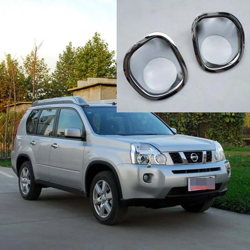 Для Nissan X trail T31 2008 2009 2010 2011 2012 2013 хром передние противотуманные фары светильник