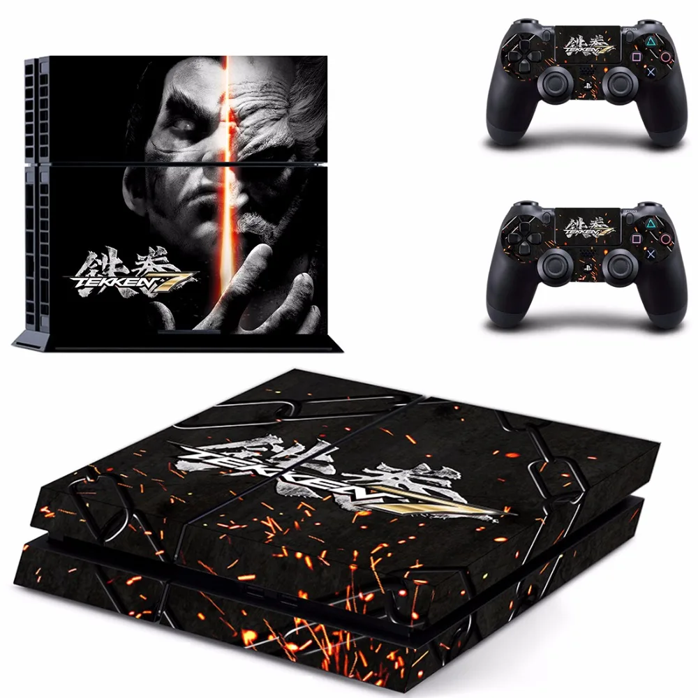 Tekken 7 PS4 наклейка на всю кожу лицевые панели для Sony playstation 4 консоль и контроллер|sony