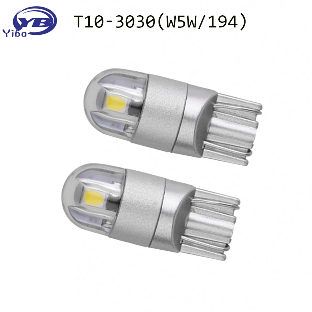 2 шт. сигнальная лампа 3030 T10 светодиодные автомобильные лампы W5W 194 168 Led