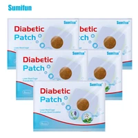30pcs5bags diabetic patch chinese herbal stabilizes blood sugar level lower blood glucose sugar balance medical plaster d1791