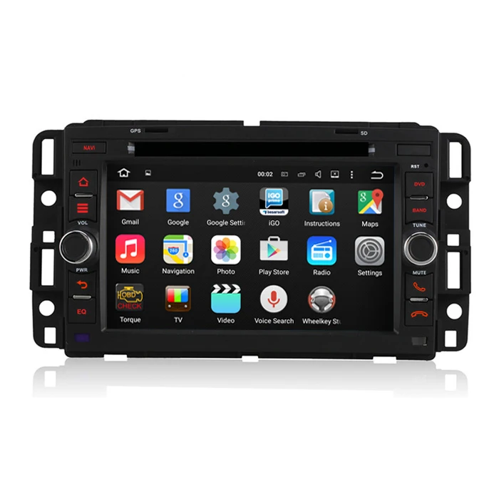 1024*600 Quad Core Android 5.1.1 Dvd-плеер Автомобиля Для GMC юкон Savana Сьерра Tahoe Acadia Denali Chevrolet Chevy