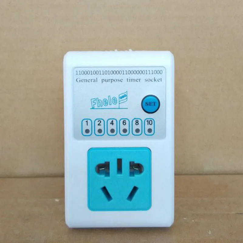 2pcs Electronic Timer Push Button Switch Socket Countdown For Electric Cars and so on | Обустройство дома