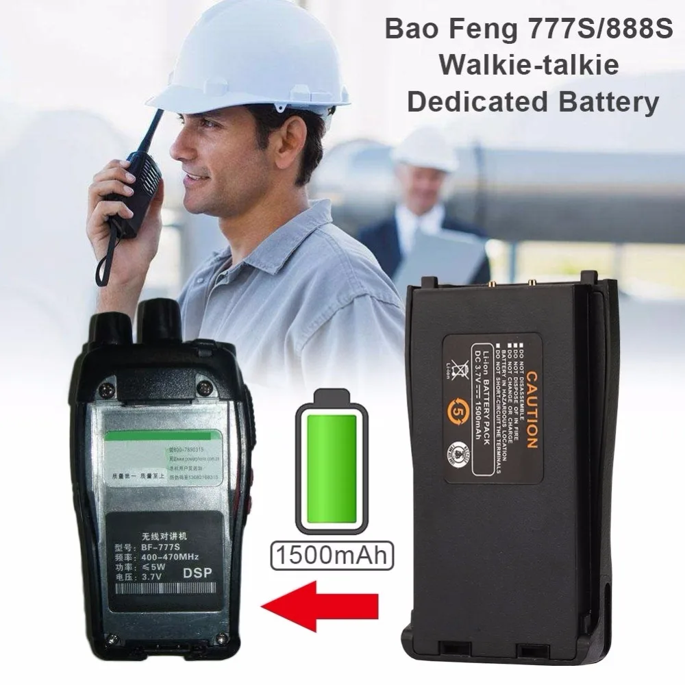 Baofeng Оригинальный аккумулятор для Walkie Talkie BF 888S UV 5R и T1 два системы радиосвязи 2800