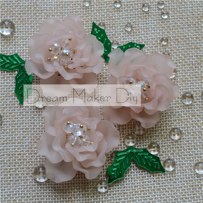 Цветы из смолы с плоской задней стороной 6 шт./лот около 40 мм|for crafts|accessories for craftsflower
