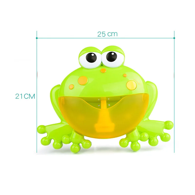 Kids Swimming Water Toys Newborns Baby Bath Bubble Machine Big Frogs Automatic With Music Wash Play Cartoon Educational Toy | Игрушки и