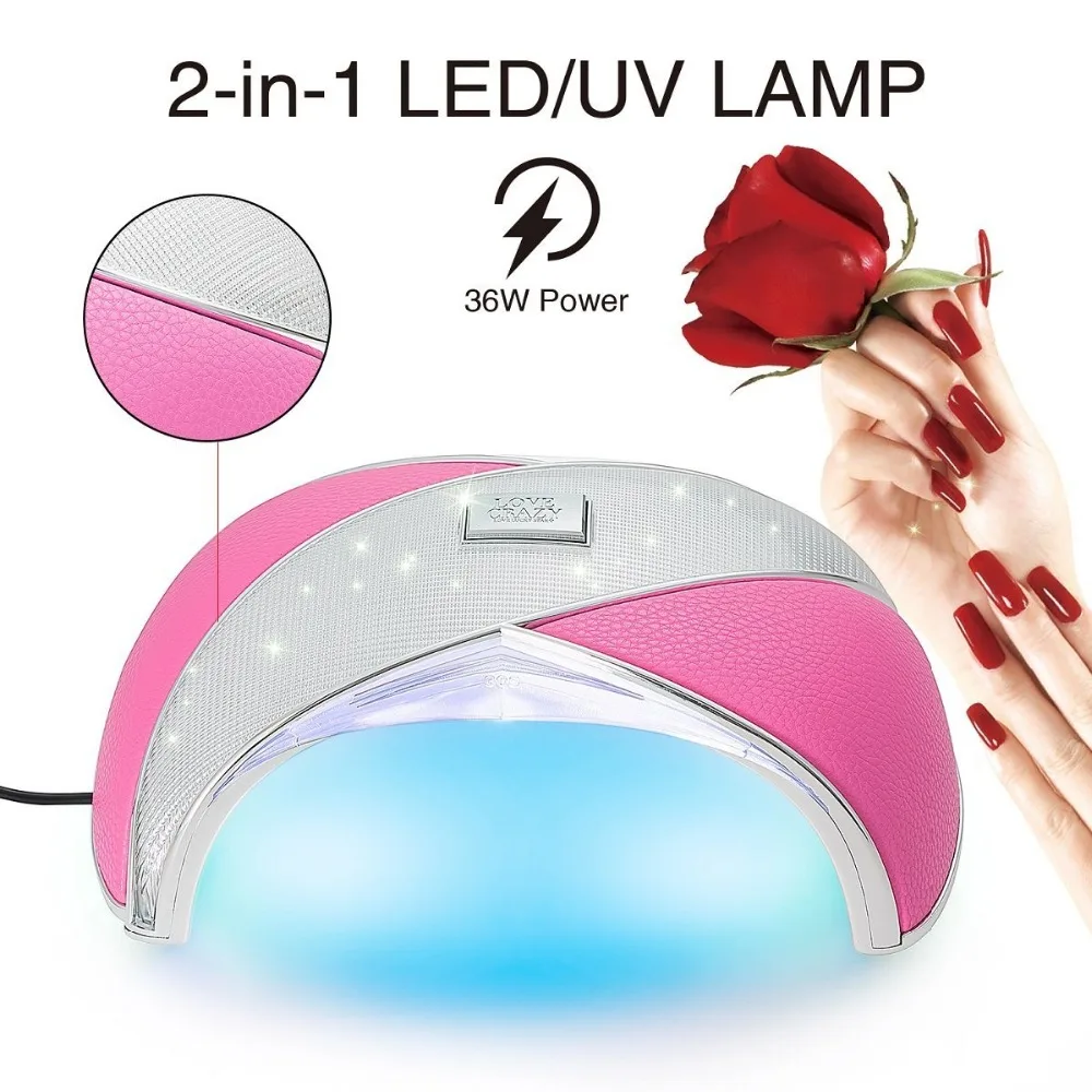 Nailshow 36 светодио дный Вт УФ светодиодные лампы для ногтей сушилка гель лак