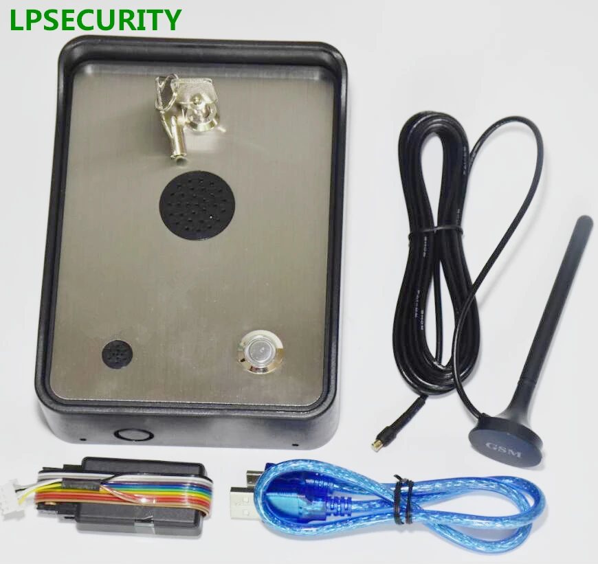Домофон LPSECURITY 2G 4G GSM для дверей и ворот/Беспроводная система внутренней связи