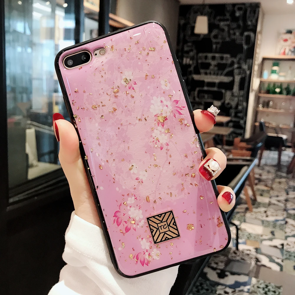 Модный Блестящий чехол для iPhone 8 7plus 6 6s Plus X XS Max XR из мягкого ТПУ с геометрическим