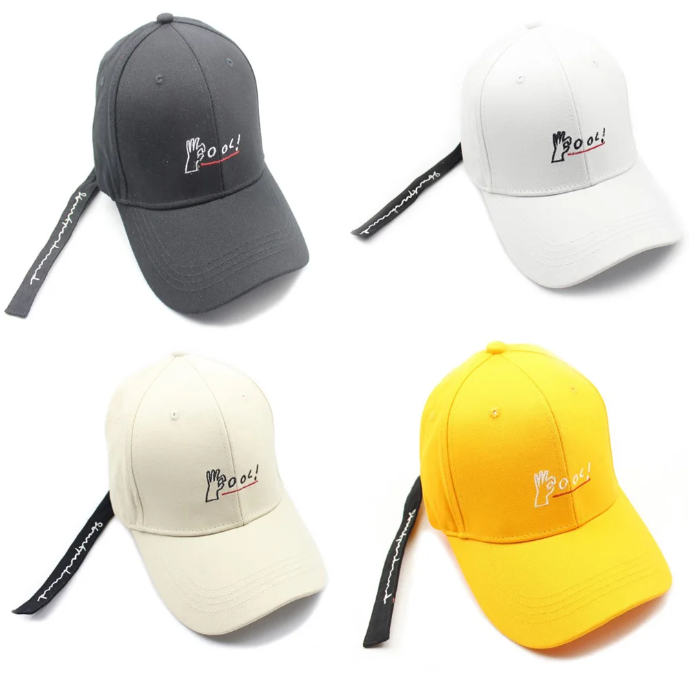 

Women Men Hip Hop Snapback Baseball Cap Embroidery Letter Cool Casual Visor Dancing Sport Sun Dad Hat Caps Ribbon Adjustable