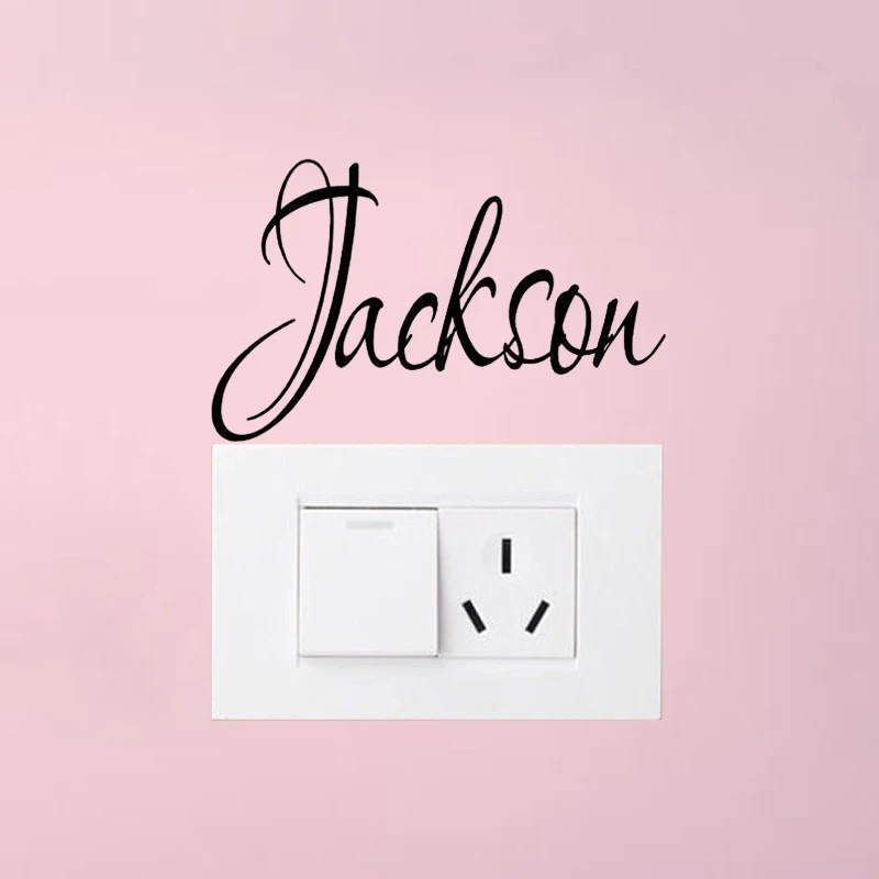 Виниловые светильник ильники для мальчиков с изображением Джексона настенные