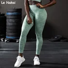 Новые зеленые камуфляжные бесшовные леггинсы, спортивные женские леггинсы для фитнеса и спортзала, брюки с высокой талией, леггинсы Flex Vital для атлетики