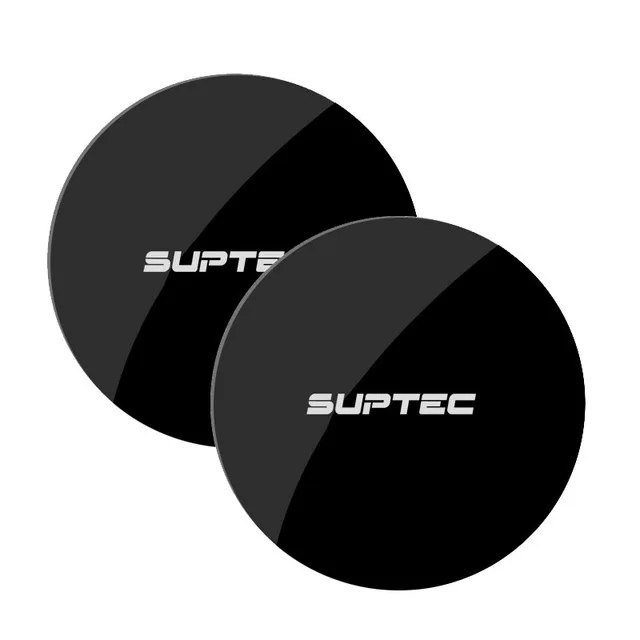 2 Round SUPTEC Магнитная пластина для автомобильного держателя телефона, подставка для телефона, магнитная металлическая пластина, железные листы для магнитного автомобильного держателя телефона, металлический диск - Цвет: 2 Round
