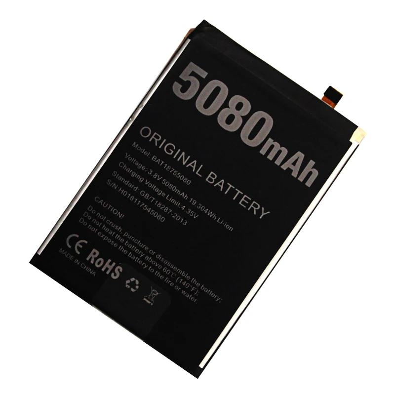 Замена батареи DOOGEE Y7 PLUS 100% оригинал новинка высокое качество высокая емкость 5080