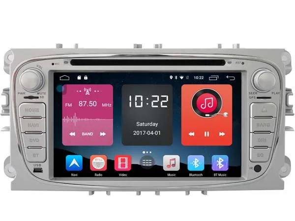 Android 6.0 Автомобильный DVD для Ford S-MAX/Galaxy 2011-2012 GPS аудио плеер стерео Штатная