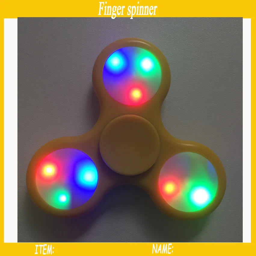 100 шт./лот LED Палец Счетчик Легкой Руки Spinner Непоседа Для Детей Birthday Party Supplies