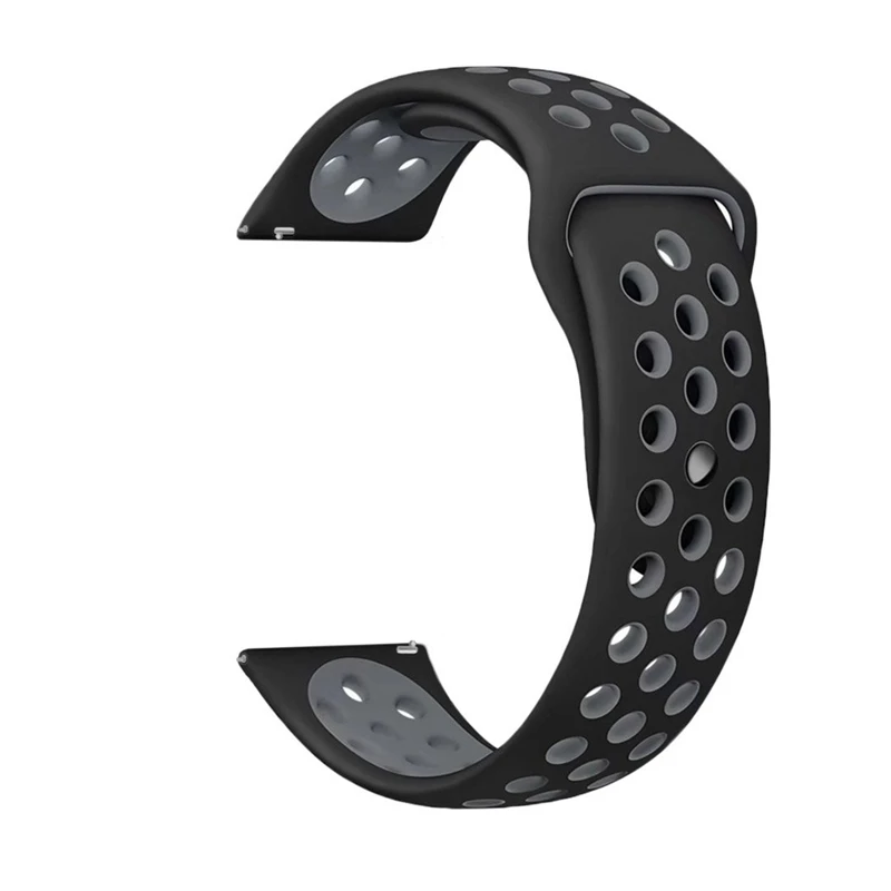 Силиконовый ремешок для часов samsung Galaxy Watch gear S3 S2 классический спортивный Xiaomi Amazfit bit Quick Release 20 мм 22 мм ремешок для часов