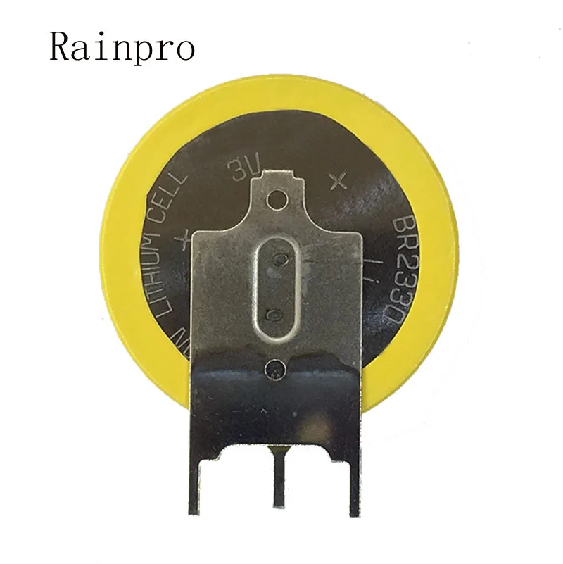 Rainpro 2 шт./лот BR2330/1GVF BR2330 1GVF 3В с контактами литиевая батарея для монет. coin cell