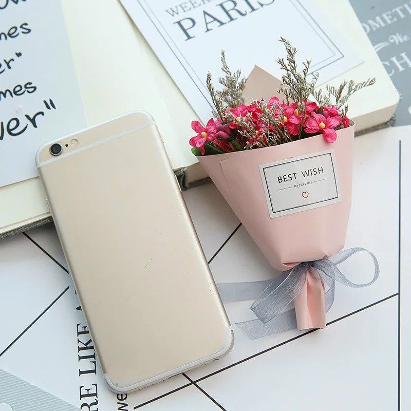 

Festive dried flower mini-bouquet Valentine's Day gift Christmas decoration Simulated gift Flowercustomization decoration