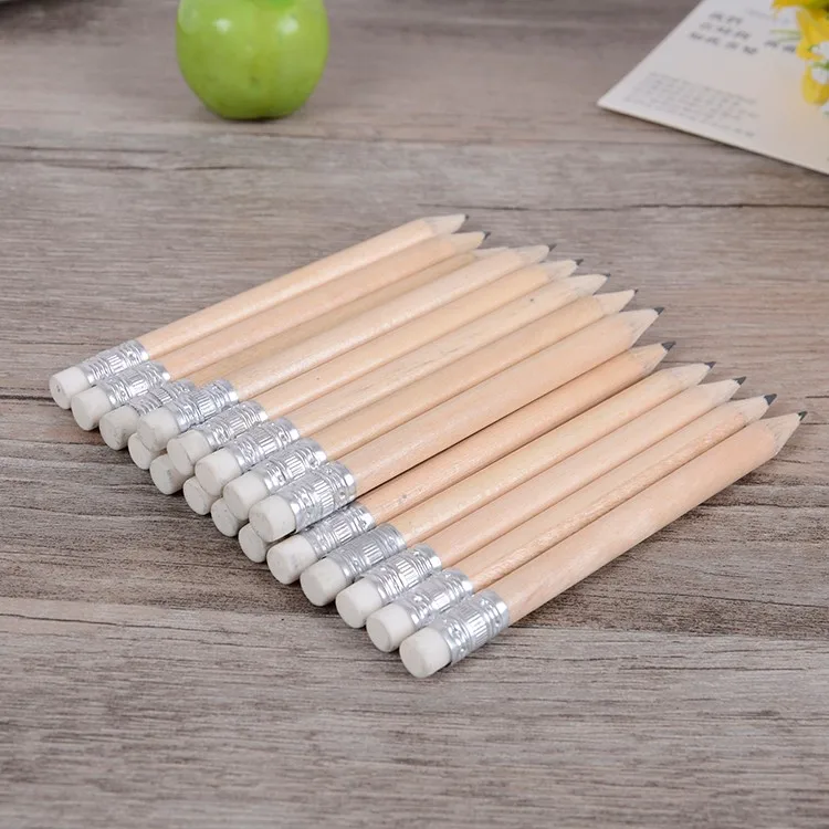 Короткие ластик карандаши 10 см удочка деревянные лаги Студенческие акционные