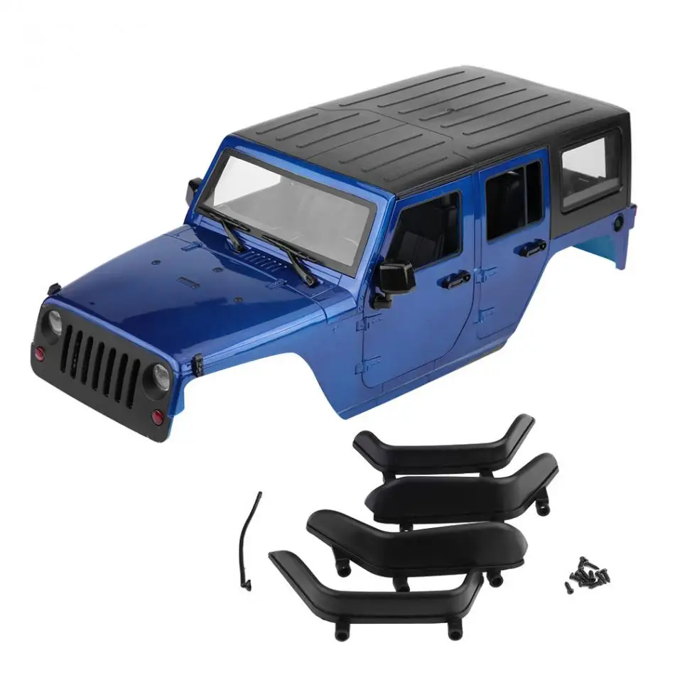 Корпус кузова автомобиля 313 мм для Jeep Wrangler SCX10 D90 D1/10 Kit 110 RC гусеничный автомобиль с