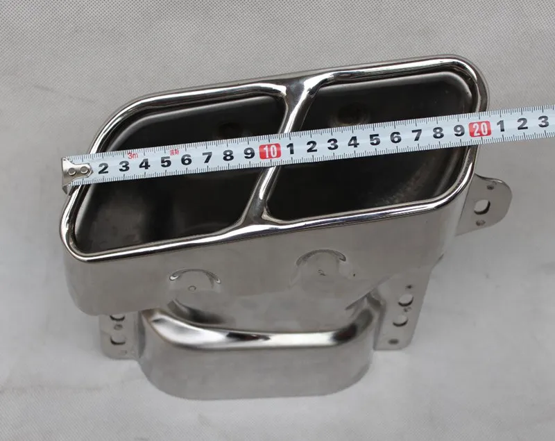 2X для Mercedes Benz W164 W221 S300 S350 S500 A45 W166 W251 W216 S CLA ML AMG класс автомобиля выхлопная труба глушитель наконечник чехлы