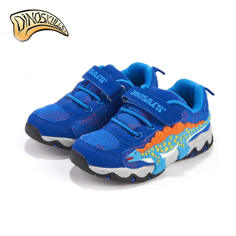

Dinoskulls Children Kids Shoes Boys Sneakers 2018 New Spring Leather Brand Sport Shoes 3D Kids Shoes Dinosaur