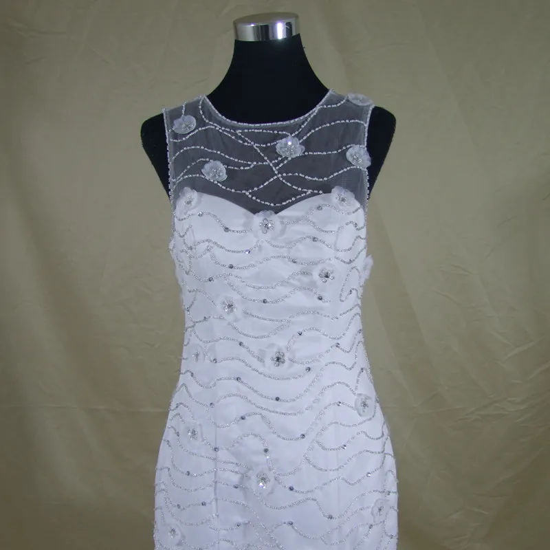 QQ Lover Новинка 2017 года Цветы из бисера Русалка торжественные платья на заказ Vestido De