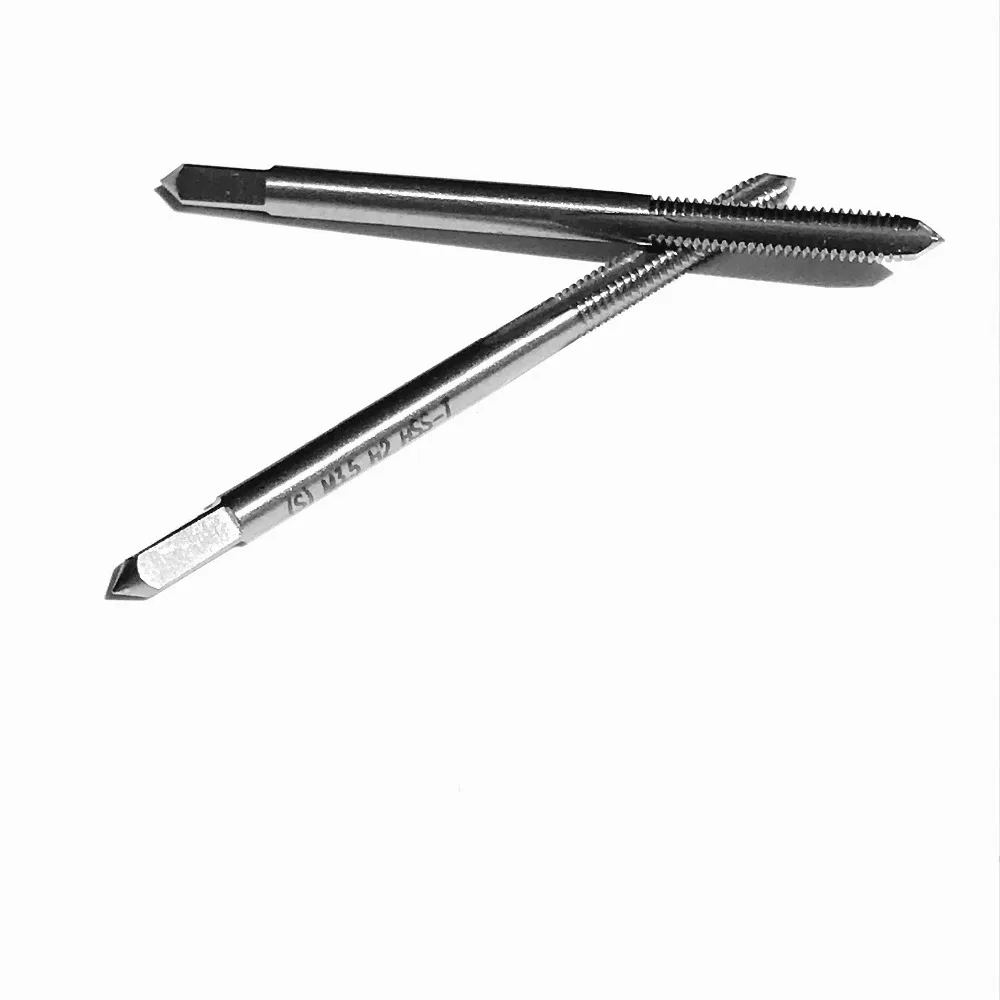 

Стоимость продажи 2 шт. метчиков для резьбы HSS6542 M1.0-M3.5, машина с прямой канавкой и ручные метчики для нарезки стальных металлических деталей