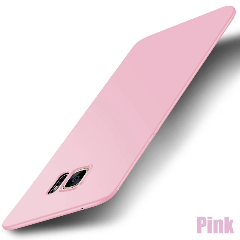 Matte Soft TPU Silicone Case for Samsung Galaxy Note 5 8 9 S8 S9 Plus S6 S7 edge Full Dropproof Protection Cover | Мобильные