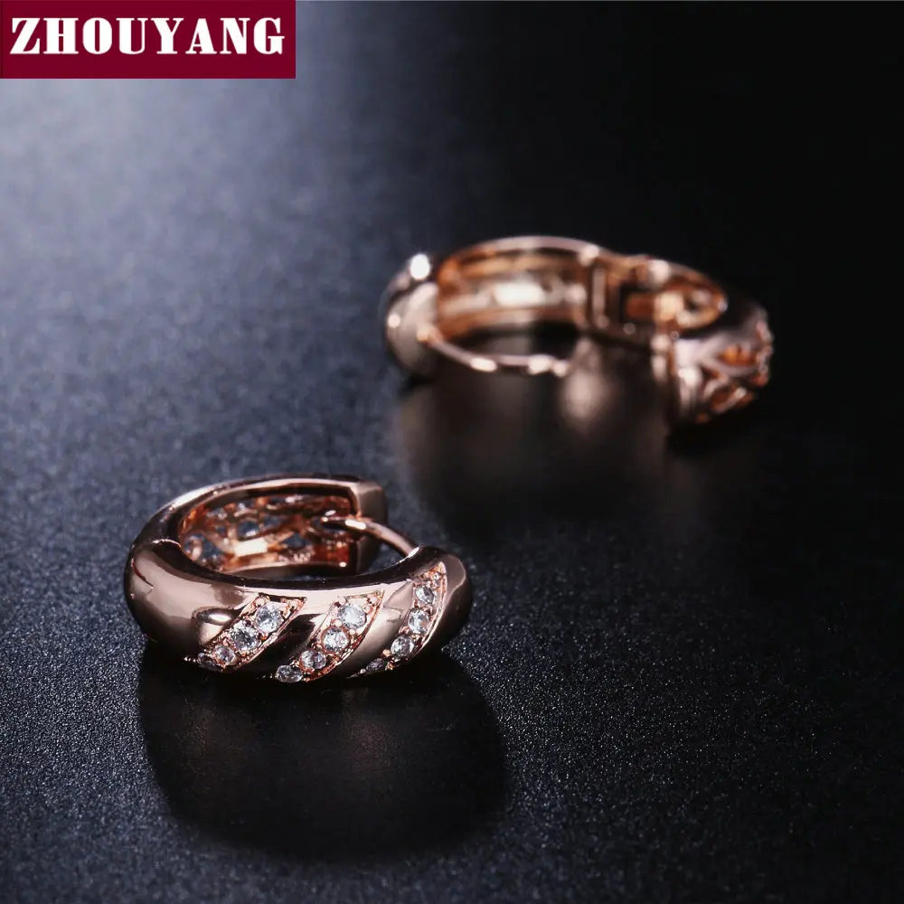 ZHOUYANG 2016 новый классический дизайн розового золотого цвета с кубическим