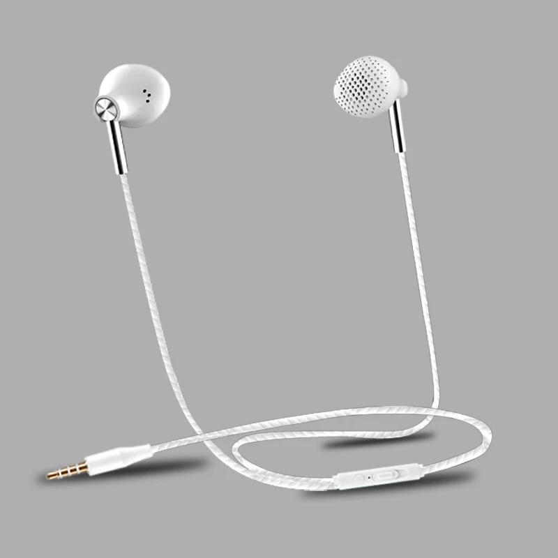 Бас-музыка проводные наушники для мобильного телефона 3 5 мм с микрофоном стерео