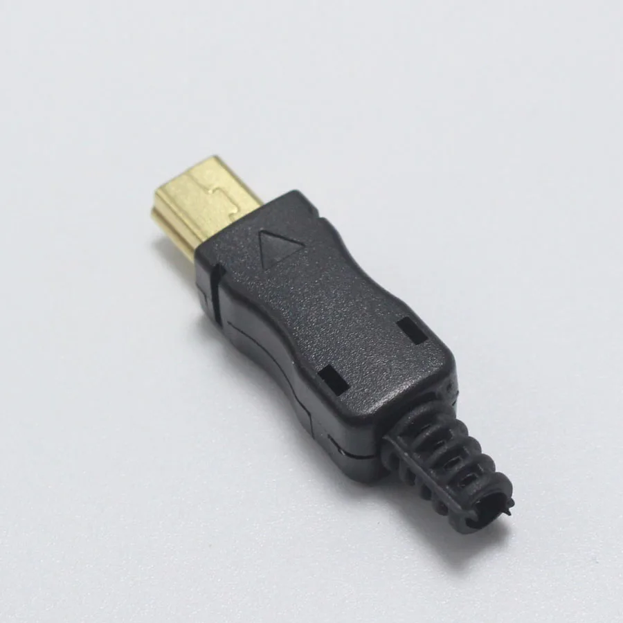 2 шт. DIY Mini Type B USB 5Pin сварочный Тип Штекерный разъем 4 в 1 позолоченный адаптер для