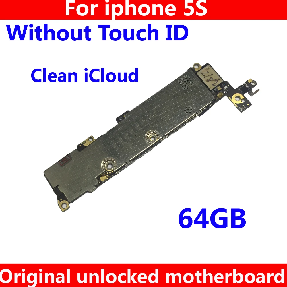 Оригинальная IOS система для Apple разблокированный iCloud iphone 5 S материнская плата без