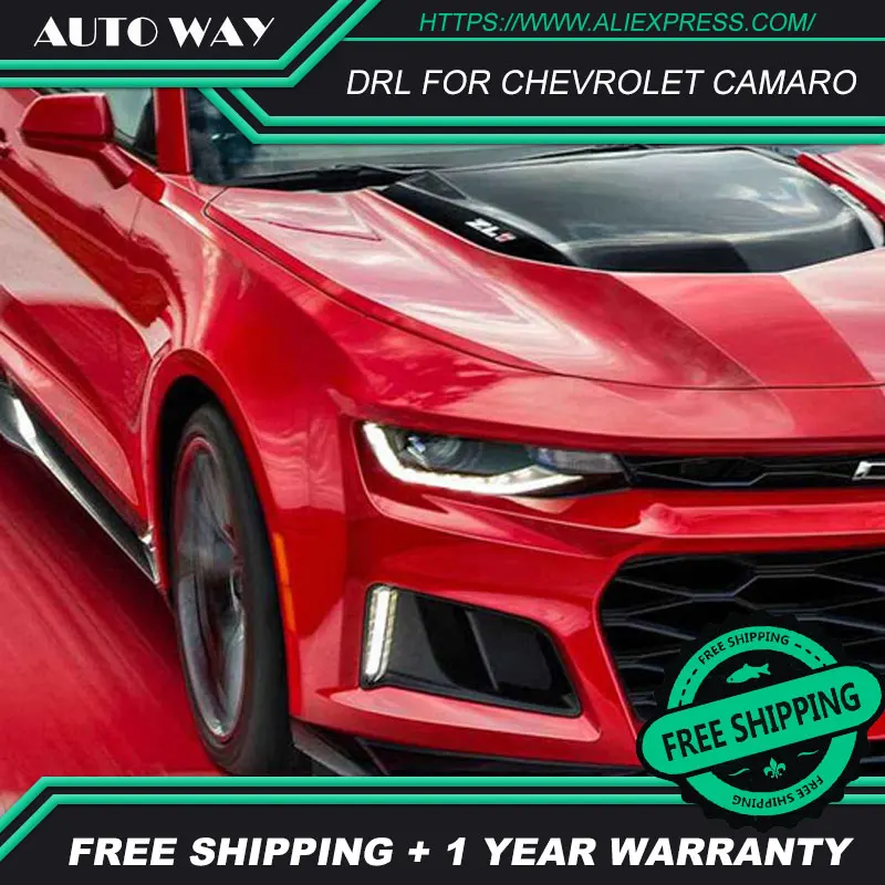 Чехол для Chevrolet camaro 2016 2017 супер яркий противотуманный светильник автомобильный DRL