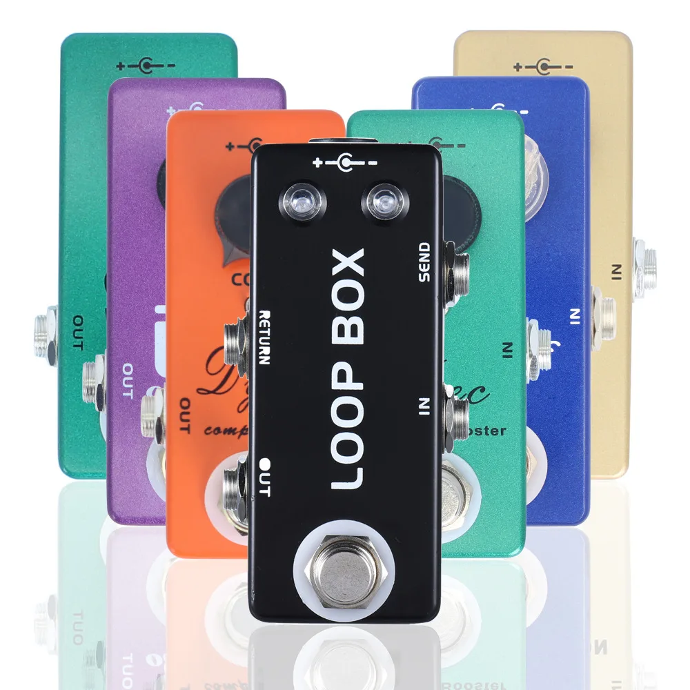 Компрессор SOACH Overdrive Looper педаль для электрогитары предварительный усилитель