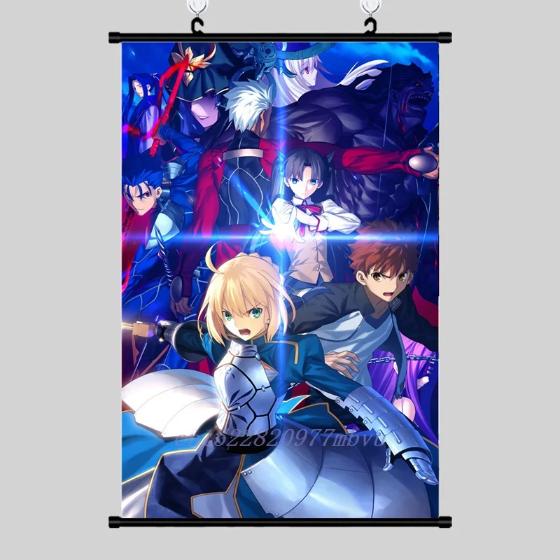 Аниме плакат Fate Stay Night настенный свиток печатная Живопись Домашний Декор японский мультфильм украшения плакат - Цвет: Style 7