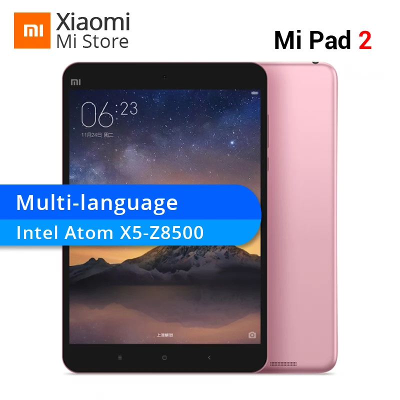 Фото Оригинальный Xiaomi mi Pad 2 7 9 &quotIntel Atom X5-Z8500 четырехъядерный UI 2048x1536 экран Гб 64 6190 мАч