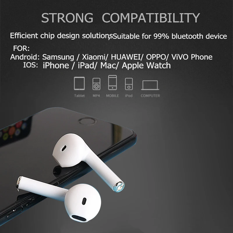 Портативный Bluetooth 5 0 беспроводные наушники I9s TWS Handsfree стерео HiFi Noice шумоподавление