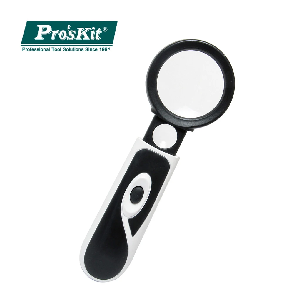 Хит продаж ручное увеличительное стекло Pro'sKit MA 023 3 5x раз с телескопическим