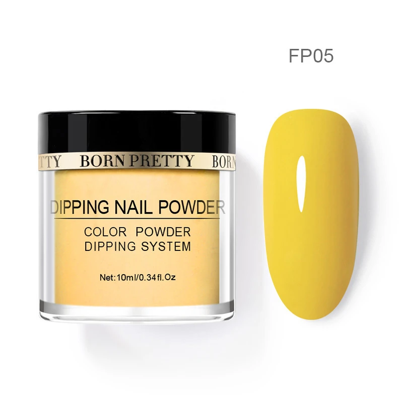 BP-FP05 BORN PRETT Dipping Nail Powder 10ml Dip Pigment Dust Fluorescence Natural Dry Nail Art Decoration Neon Nail Glitter Power - Цвет: BP-FP05